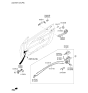 Diagram for 2015 Kia Forte Koup Door Latch Cable - 81391A7200