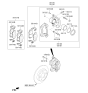 Diagram for 2018 Kia Forte Brake Pad Set - 58101A7A01