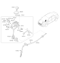 Diagram for Kia Shift Cable - 46790A7400