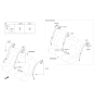 Diagram for 2015 Kia Forte Seat Belt - 89830A7000WK