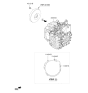 Diagram for Kia Forte Transmission Assembly - 450002F711