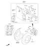 Diagram for 2018 Kia Forte Brake Caliper Bracket - 58210A7310