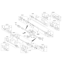 Diagram for Kia Forte Koup Exhaust Heat Shield - 495483X100