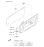 Diagram for 2015 Kia Forte Door Hinge - 793303X200