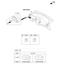 Diagram for Kia Forte Dimmer Switch - 93702A7085WK