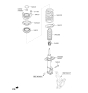 Diagram for Kia Soul Coil Spring Insulator - 54623A5000