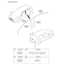 Diagram for 2018 Kia Forte Emblem - 86314A7500