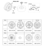 Diagram for Kia Wheel Cover - 52960A7000