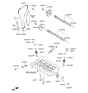 Diagram for Kia Forte Camshaft - 242002E274