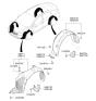 Diagram for 2017 Kia Forte Wheelhouse - 86812A7900