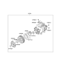 Diagram for 2007 Kia Optima A/C Clutch - 976433K120