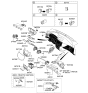 Diagram for Kia Optima Steering Column Cover - 848522G301VA