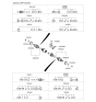 Diagram for 2010 Kia Optima CV Joint - 495912G502