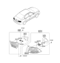 Diagram for 2010 Kia Optima Light Socket - 924522G600