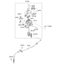 Diagram for Kia Optima Automatic Transmission Shifter - 467002G330T0