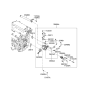 Diagram for Kia Rondo Thermostat Housing - 256313E000