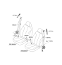 Diagram for 2009 Kia Optima Seat Belt - 888102G500J7