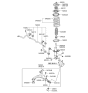 Diagram for 2008 Kia Optima Shock Absorber - 546512G630