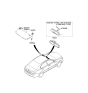 Diagram for 2009 Kia Optima Sun Visor - 852022G260J7