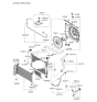 Diagram for 2009 Kia Optima Cooling Fan Resistors - 253852G200