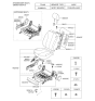 Diagram for 2010 Kia Optima Seat Cushion - 882042GHH0804