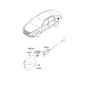 Diagram for 2007 Kia Optima Fuel Door Release Cable - 957203K000