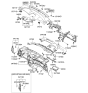 Diagram for 2010 Kia Optima Hazard Warning Switch - 937902G300VA