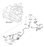 Diagram for 2007 Kia Optima Clutch Hose - 416302G000