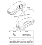 Diagram for 2008 Kia Optima Emblem - 863112G600