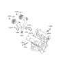 Diagram for Kia Optima Timing Belt - 243123E500