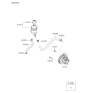 Diagram for Kia Optima Power Steering Pump - 571002G050