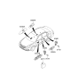 Diagram for Kia Optima Power Window Switch - 935702G710J7