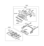 Diagram for 2007 Kia Optima Floor Pan - 651002G100