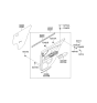 Diagram for 2007 Kia Optima Weather Strip - 832312G000