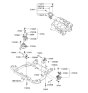 Diagram for 2010 Kia Optima Engine Mount - 219302G600