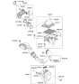 Diagram for 2010 Kia Optima Air Filter Box - 281102G500