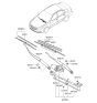 Diagram for 2010 Kia Optima Wiper Motor - 981102G100