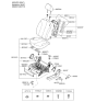 Diagram for 2010 Kia Optima Seat Cushion - 881032GHB0AG8