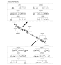 Diagram for 2010 Kia Optima CV Joint - 495972G501