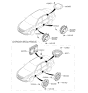 Diagram for 2009 Kia Optima Car Speakers - 963302G003