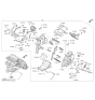 Diagram for 2019 Kia Soul EV Blend Door Actuator - 97159E4000