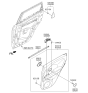 Diagram for 2019 Kia Soul EV Door Handle - 82610B2010BF6