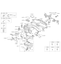 Diagram for 2017 Kia Soul EV Hazard Warning Switch - 93790B2000BF6