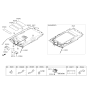 Diagram for 2019 Kia Soul EV Sun Visor - 85210E4230BF3