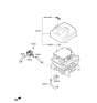 Diagram for 2016 Kia Soul EV Water Pump - 369000E400