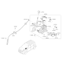 Diagram for 2015 Kia Soul EV Shift Indicator - 46750E4000