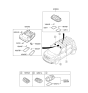 Diagram for 2019 Kia Soul Dome Light - 92820B2210BF3