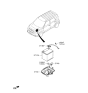 Diagram for Kia Soul EV Battery Terminal - 37180E4000