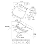 Diagram for 2018 Kia Soul EV Windshield - 86110E4100