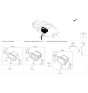 Diagram for 2019 Kia Soul Antenna - 96240B2000